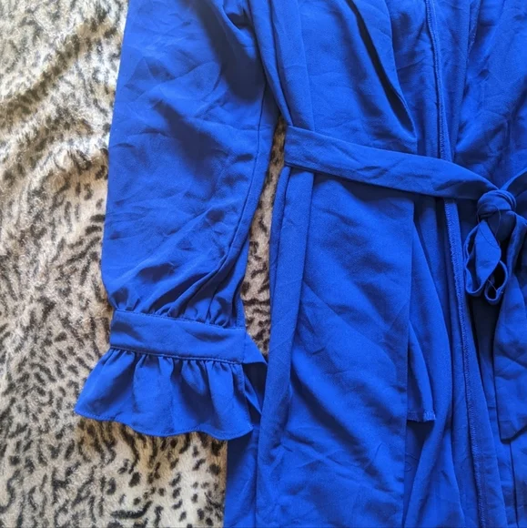 Anthropologie blue duster jacket - Picture 6 of 8